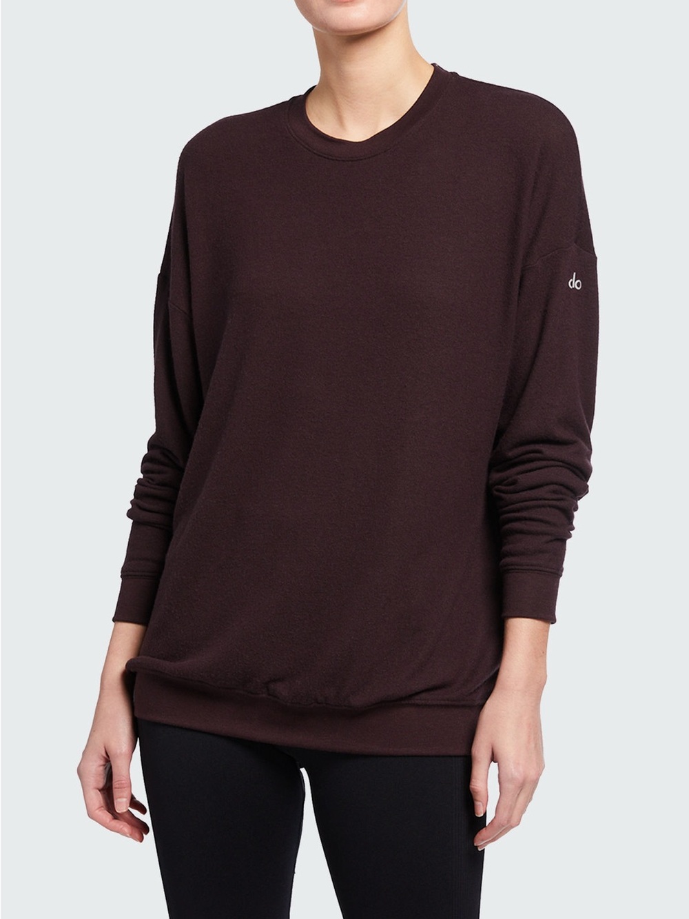 Alo Yoga Soho Crewneck Pullover Sweatshirt